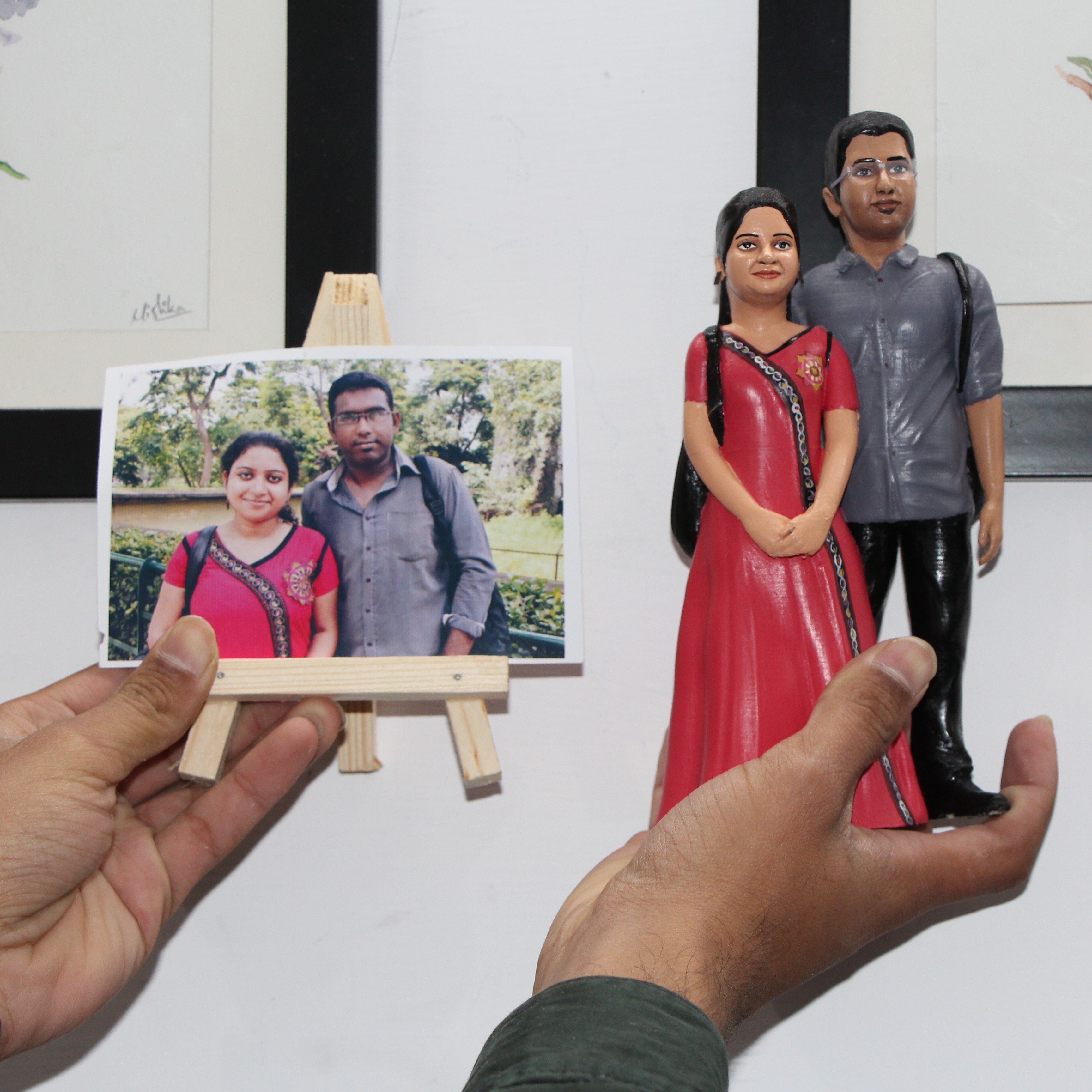 3d miniature couple